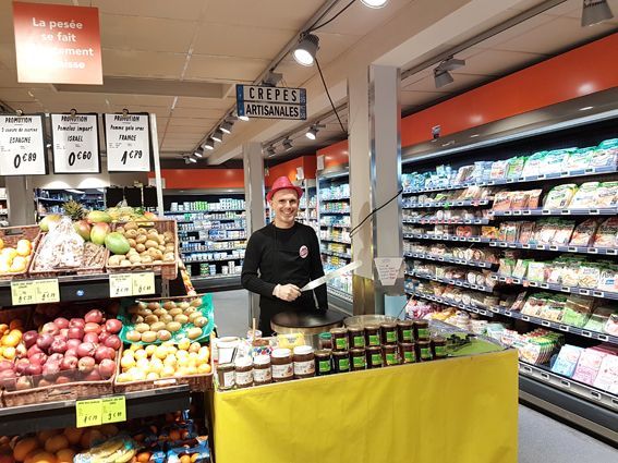 animation-crepes-en-supermarche Animation crêpes en supermarché